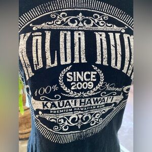LAST CALL!!!!Koloa Rum Company women's fitted tee. Size L. Share the love of Rum